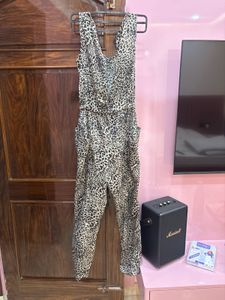 Leopard Print Jumpsuit