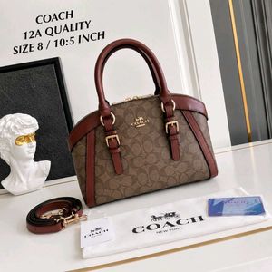 COACH*12A QUALITY HANDBAG WITH BRAND DUSTCOVER WIT