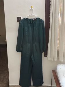 Elegant Emerald Green Jumpsuit