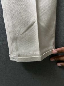 Men's Premium Shirt &amp; Off White Trouser Set