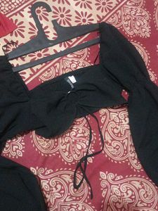 Chic Black Crop Top