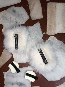 Cute Hello Kitty Hair Clips and fur clip