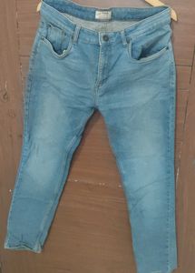 Men's Light Wash Denim Jeans