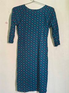 Blue Printed Kurta