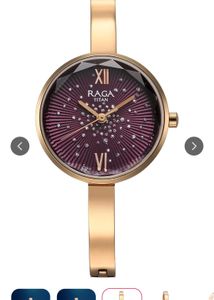 Elegant Rose Gold Titan Raga Watch