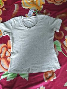Trending Light Grey ZudioT-shirt Size L |MRP 599 |