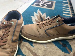 Men's Brown Casual Lace-Up Shoes
