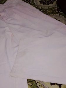 White Casual Pants