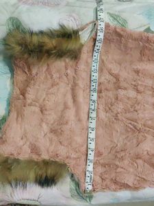 Pink Faux Fur Vest