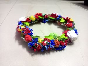 Hand Made Flower Tiara Crown 👑