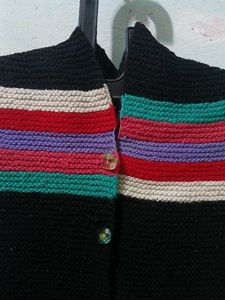 Boho Knitted Vest with Tassels