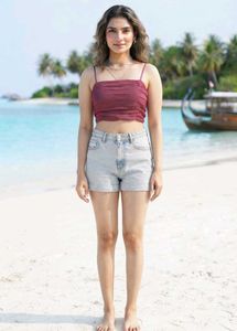 Maroon Cotton Blouse