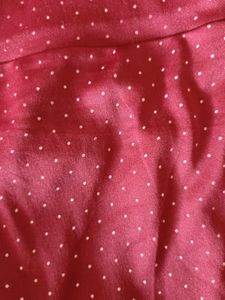 Burgundy Polka Dot Pants