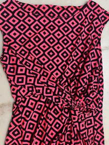Patterned Pink Dress