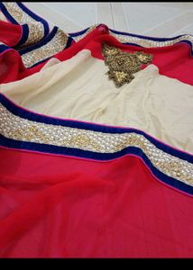 Festive Embellished Royal Blue Indian Outfit