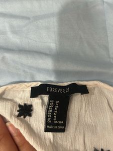 White Embroidered Mini Dress