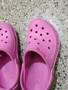 Kids Pink Crocs Clogs