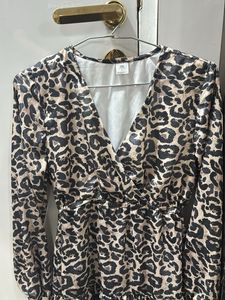 leopard print dress