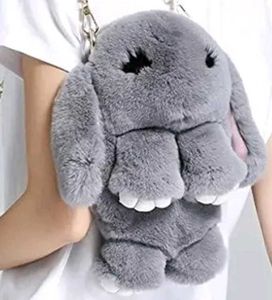 Cute Fluffy Bunny Pouch