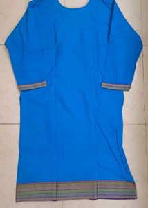 💖Vibrant Blue Embroidered Kurta