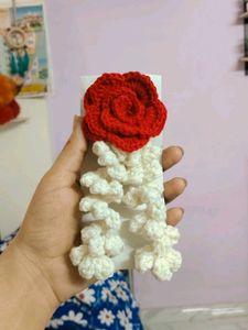 Handmade Crochet Rose Hair Pins
