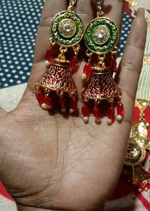 Rani Har Long Necklace With Earning