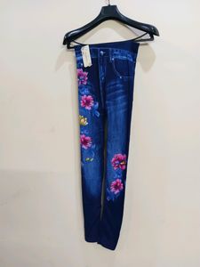 Denim Looking Leggins
