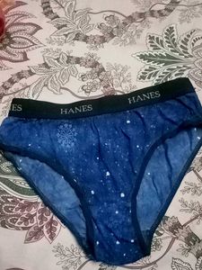 Hanes Blue Galaxy Print Briefs