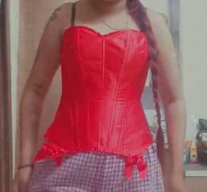 Red Corset top