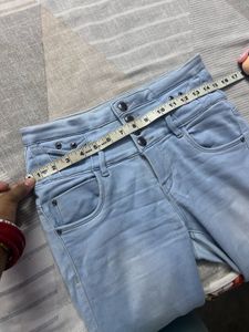 Light Blue High-Waisted Jeans