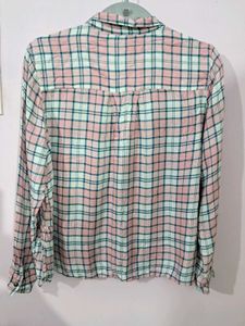 Pink Plaid Shirt