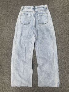 Women's Acid Wash Wide Leg Jeans