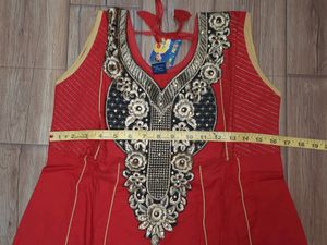 Anarkali Suit With SelevesMaterial &amp; Legging Set🛍