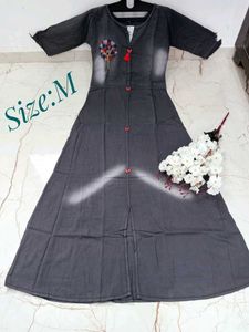 Denim Maxi Dress