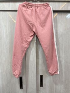 Pink Side Stripe Joggers