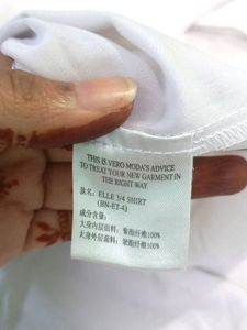 (Vero Moda )White shirt dress