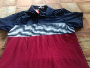 Two Men's Color Block Polo TShirt