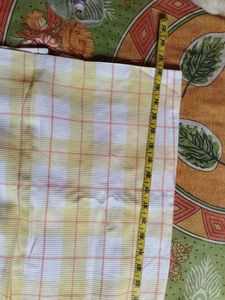 Yellow Plaid Sleeveless Dress