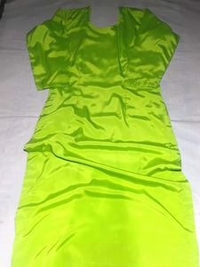 Green suite crep silk Kurta Suit+dupatta Set