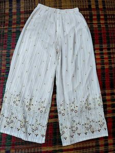 Elegant White Palazzo Pants xxl