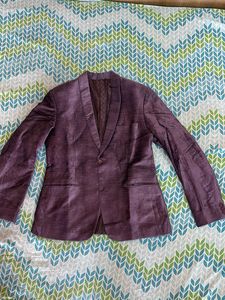 Elegant Purple Men's Blazer