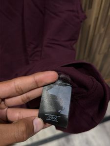 Burgundy Oversized T-Shirt