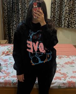 Graphic Print Oversized Sweatshirt xl