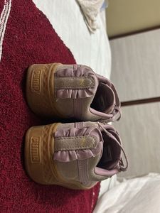 Puma Women's Pink/Lilac Frill Sneakers