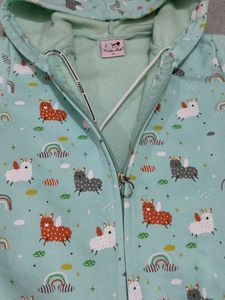Cute Patterned Girls' Hoodie
