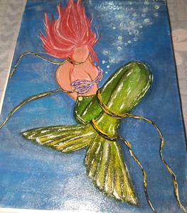 Handmade Mermaid Painting 🧜🏻‍♀️