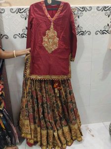 Embroidered Lehenga Skirt