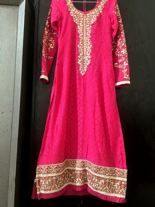 Pink Colour Party Wear Suit With Dupatta