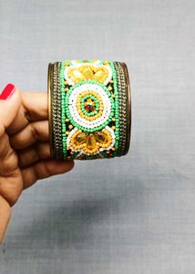 Boho Beaded Cuff Bracelet