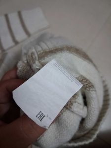 Original MOHITO Cream Dropped Shoulder Sweater